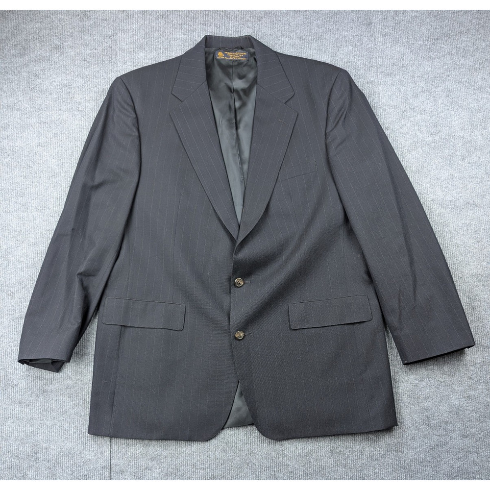 Brooks Brothers Blazer Mens 46X Extra Long Sport Coat Pinstripe Vintage Timeless